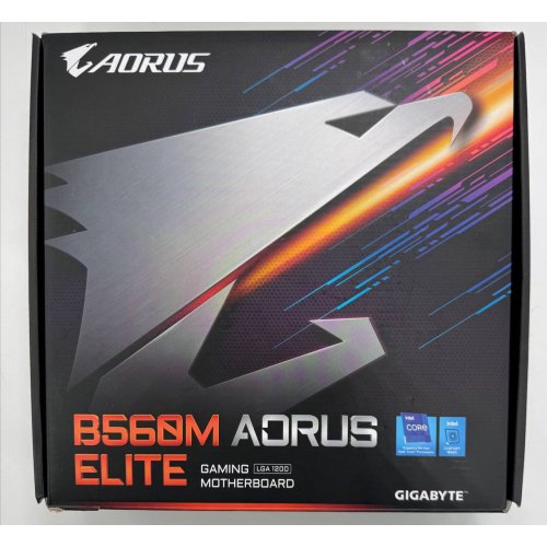 Материнська плата Gigabyte B560M AORUS ELITE (s1200, Intel B560) (Відновлено продавцем, 859986) купити в Україні: Київ, Львів, Хмельницький, Тернопіль, Івано-Франківськ | Перевірка сумісності, низька ціна, відгуки, характеристики від TELEMART фото