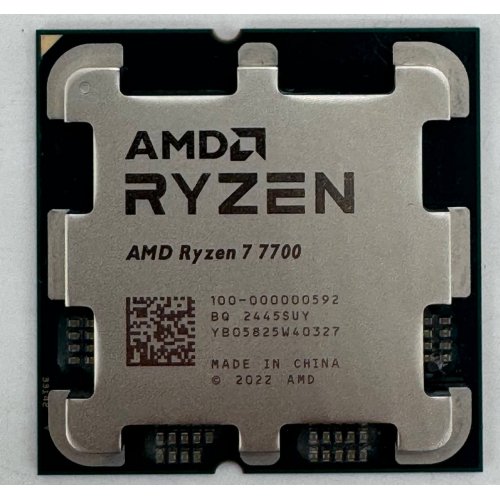 Процесор AMD Ryzen 7 7700 3.8(5.3)GHz 32MB sAM5 Tray (100-000000592) (Відновлено продавцем, 859989) купити в Україні: Київ, Львів, Хмельницький, Тернопіль, Івано-Франківськ | Перевірка сумісності, низька ціна, відгуки, характеристики від TELEMART фото