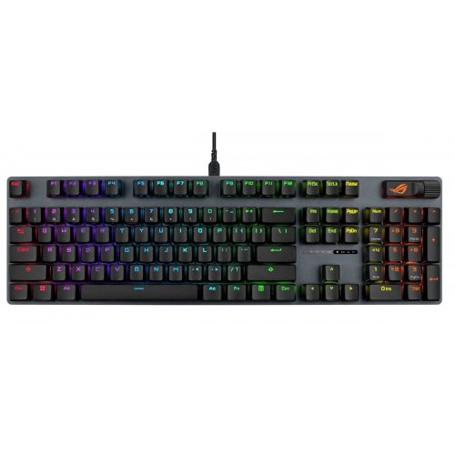 Клавиатура Asus ROG Strix Scope II X ROG NX Mechanical Switch (90MP03XG-BKMA00) Black купить в Украине: Киев, Днепр, Харьков, Одесса  | Низкая цена, отзывы, характеристики от TELEMART фото