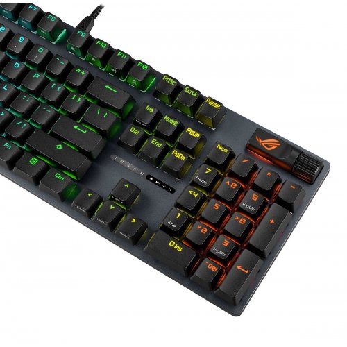 Клавиатура Asus ROG Strix Scope II X ROG NX Mechanical Switch (90MP03XG-BKMA00) Black купить в Украине: Киев, Днепр, Харьков, Одесса  | Низкая цена, отзывы, характеристики от TELEMART фото
