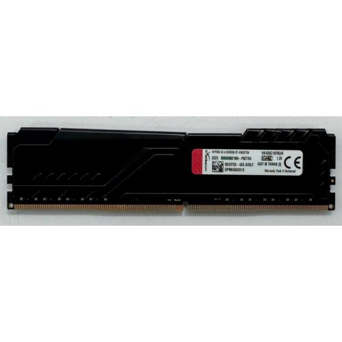 Озп HyperX DDR4 8GB 2666Mhz Fury Black (HX426C16FB3/8) (Відновлено продавцем, 860000) купити в Україні: Київ, Львів, Хмельницький, Тернопіль, Івано-Франківськ | Перевірка сумісності, низька ціна, відгуки, характеристики від TELEMART фото