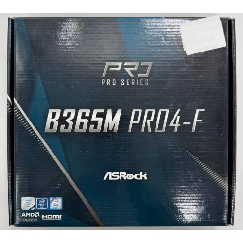 Материнская плата AsRock B365M Pro4-F (s1151-V2, Intel B365) (Восстановлено продавцом, 860014) купить в Украине: Киев, Днепр, Харьков, Одесса  | Проверка совместимости, низкая цена, отзывы, характеристики от TELEMART фото