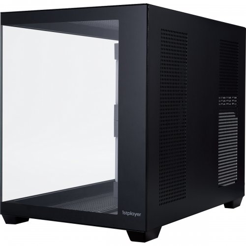 Корпус 1stPlayer BV6-BK-2FH7R-1FH7 без БП Black купить в Украине: Киев, Днепр, Харьков, Одесса  | Проверка совместимости, низкая цена, отзывы, характеристики от TELEMART фото