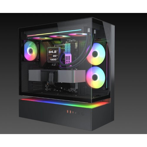 Корпус Cougar CFV235 без БЖ Black купити в Україні: Київ, Львів, Хмельницький, Тернопіль, Івано-Франківськ | Перевірка сумісності, низька ціна, відгуки, характеристики від TELEMART фото