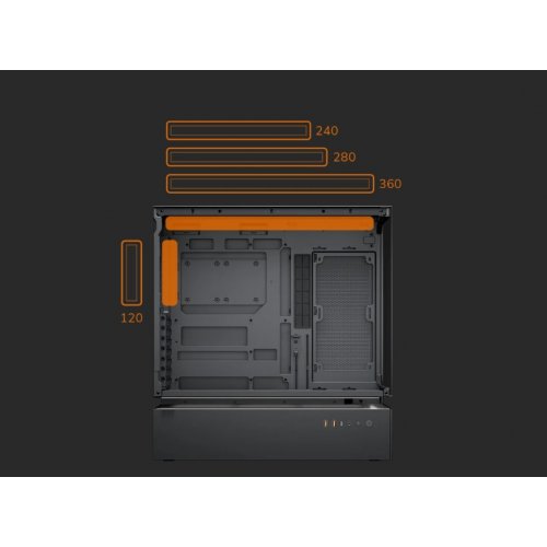 Корпус Cougar CFV235 без БЖ Black купити в Україні: Київ, Львів, Хмельницький, Тернопіль, Івано-Франківськ | Перевірка сумісності, низька ціна, відгуки, характеристики від TELEMART фото
