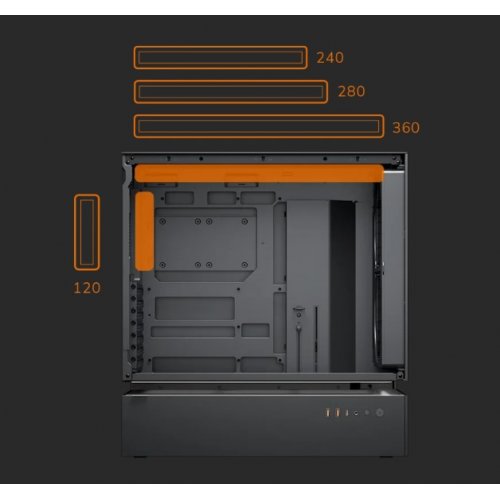 Корпус Cougar CFV235 Mesh без БП Black купить в Украине: Киев, Днепр, Харьков, Одесса  | Проверка совместимости, низкая цена, отзывы, характеристики от TELEMART фото
