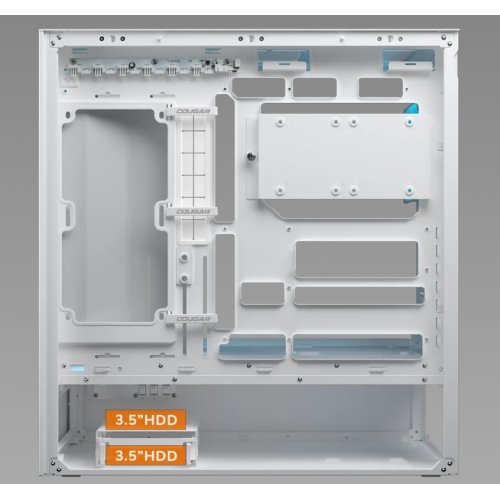 Корпус Cougar CFV235 Mesh без БП White купить в Украине: Киев, Днепр, Харьков, Одесса  | Проверка совместимости, низкая цена, отзывы, характеристики от TELEMART фото