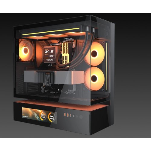 Корпус Cougar CFV235 Vision без БЖ Black купити в Україні: Київ, Львів, Хмельницький, Тернопіль, Івано-Франківськ | Перевірка сумісності, низька ціна, відгуки, характеристики від TELEMART фото