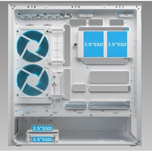 Корпус Cougar CFV235 Vision без БЖ Black купити в Україні: Київ, Львів, Хмельницький, Тернопіль, Івано-Франківськ | Перевірка сумісності, низька ціна, відгуки, характеристики від TELEMART фото