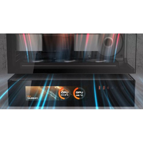 Корпус Cougar CFV235 Vision без БЖ Black купити в Україні: Київ, Львів, Хмельницький, Тернопіль, Івано-Франківськ | Перевірка сумісності, низька ціна, відгуки, характеристики від TELEMART фото