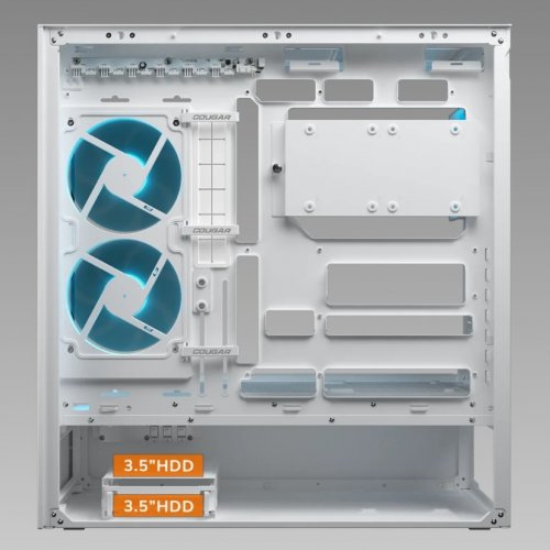 Корпус Cougar CFV235 Vision без БП White купить в Украине: Киев, Днепр, Харьков, Одесса  | Проверка совместимости, низкая цена, отзывы, характеристики от TELEMART фото