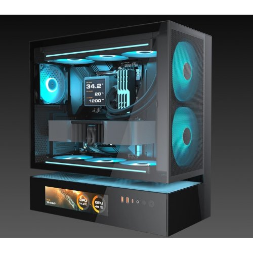 Корпус Cougar CFV235 Mesh Vision без БП Black купить в Украине: Киев, Днепр, Харьков, Одесса  | Проверка совместимости, низкая цена, отзывы, характеристики от TELEMART фото