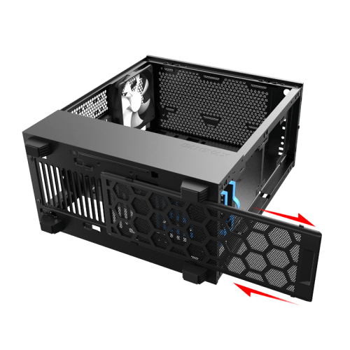 Корпус GAMEMAX T802-E Panda ECO Tempered Glass без БП Black/Silver (Восстановлено продавцом, 860067) купить в Украине: Киев, Днепр, Харьков, Одесса  | Проверка совместимости, низкая цена, отзывы, характеристики от TELEMART фото