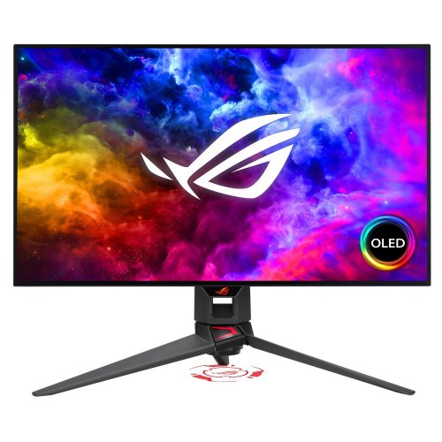 Монітор Asus 26.5" ROG Swift OLED PG27AQDM (90LM08Q0-B01A70) Black (Відновлено продавцем, 860072) купити в Україні: Київ, Львів, Хмельницький, Тернопіль, Івано-Франківськ | Низька ціна, відгуки, характеристики від TELEMART фото