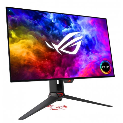 Монітор Asus 26.5" ROG Swift OLED PG27AQDM (90LM08Q0-B01A70) Black (Відновлено продавцем, 860072) купити в Україні: Київ, Львів, Хмельницький, Тернопіль, Івано-Франківськ | Низька ціна, відгуки, характеристики від TELEMART фото