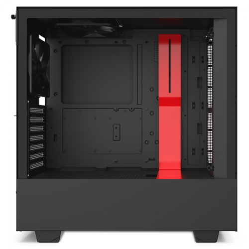 Корпус NZXT H510i (CA-H510i-BR) Matte Black/Red (Восстановлено продавцом, 860086) купить в Украине: Киев, Днепр, Харьков, Одесса  | Проверка совместимости, низкая цена, отзывы, характеристики от TELEMART фото