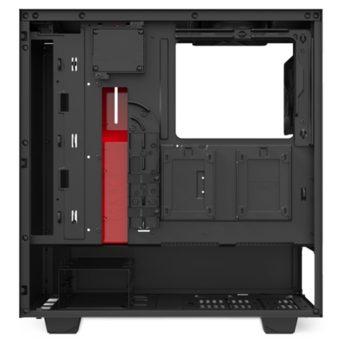 Корпус NZXT H510i (CA-H510i-BR) Matte Black/Red (Восстановлено продавцом, 860086) купить в Украине: Киев, Днепр, Харьков, Одесса  | Проверка совместимости, низкая цена, отзывы, характеристики от TELEMART фото