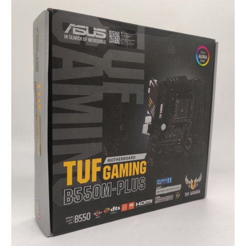 Материнська плата Asus TUF GAMING B550M-PLUS (sAM4, AMD B550) (Відновлено продавцем, 860122) купити в Україні: Київ, Львів, Хмельницький, Тернопіль, Івано-Франківськ | Перевірка сумісності, низька ціна, відгуки, характеристики від TELEMART фото