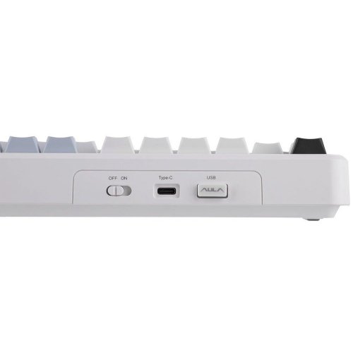 Клавиатура AULA F108 Pro Reaper Switch Wireless (6978080501318) White купить в Украине: Киев, Днепр, Харьков, Одесса  | Низкая цена, отзывы, характеристики от TELEMART фото