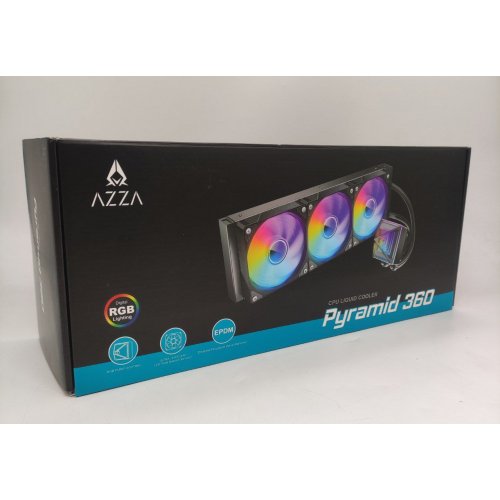 Готовая сво Azza Pyramid 360 (LCAZ-360Y-ARGB) (Восстановлено продавцом, 860129) купить в Украине: Киев, Днепр, Харьков, Одесса  | Проверка совместимости, низкая цена, отзывы, характеристики от TELEMART фото