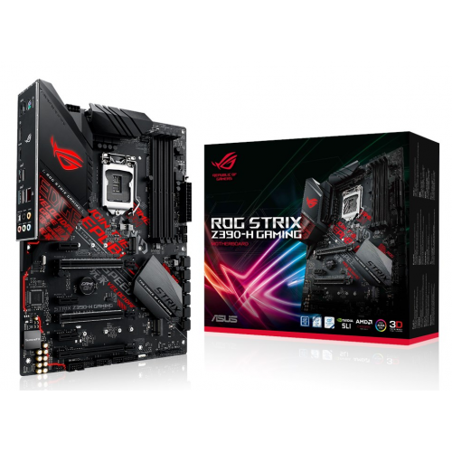 Материнская плата Asus ROG STRIX Z390-H GAMING (s1151-v2, Intel Z390) (Восстановлено продавцом, 860132) купить в Украине: Киев, Днепр, Харьков, Одесса  | Проверка совместимости, низкая цена, отзывы, характеристики от TELEMART фото