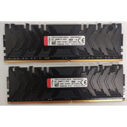 Озп HyperX DDR4 16GB (2x8GB) 4000Mhz Predator RGB (HX440C19PB3AK2/16) (Відновлено продавцем, 860136) купити в Україні: Київ, Львів, Хмельницький, Тернопіль, Івано-Франківськ | Перевірка сумісності, низька ціна, відгуки, характеристики від TELEMART фото