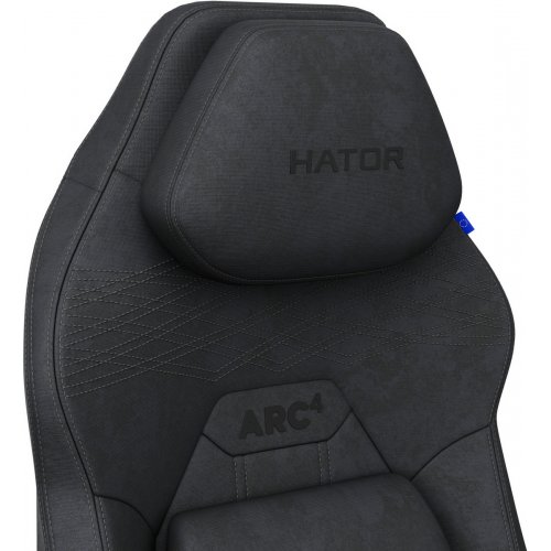 Игровое кресло HATOR Arc 4 Velour XL (HTC4440XL) Black купить в Украине: Киев, Днепр, Харьков, Одесса  | Низкая цена, отзывы, характеристики от TELEMART фото