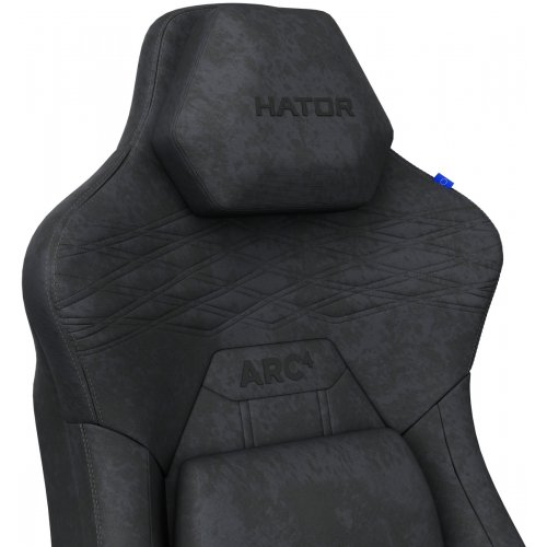 Игровое кресло HATOR Arc 4 Velour XXL (HTC4440XXL) Black купить в Украине: Киев, Днепр, Харьков, Одесса  | Низкая цена, отзывы, характеристики от TELEMART фото