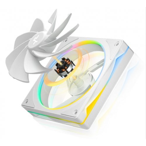 Набір кулерів для корпусу Deepcool FL12R SE 3 in 1 (R-FL12RSE-WHAPN3-G) White купити в Україні: Київ, Львів, Хмельницький, Тернопіль, Івано-Франківськ | Перевірка сумісності, низька ціна, відгуки, характеристики від TELEMART фото