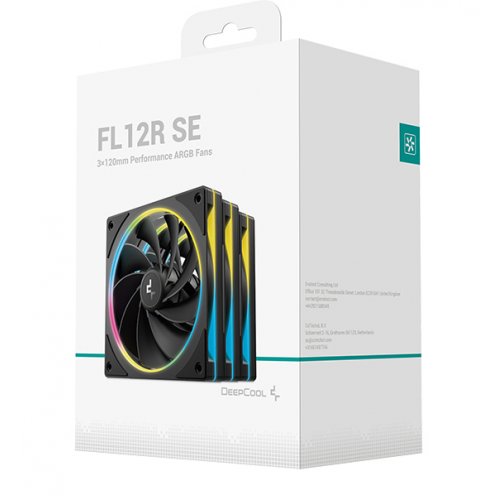 Набір кулерів для корпусу Deepcool FL12R SE 3 in 1 (R-FL12RSE-BKAPN3-G) Black купити в Україні: Київ, Львів, Хмельницький, Тернопіль, Івано-Франківськ | Перевірка сумісності, низька ціна, відгуки, характеристики від TELEMART фото