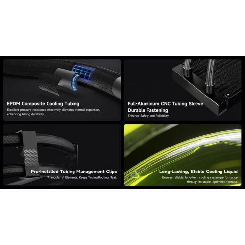 Готова СВО PCCooler DT360 Max ARGB Display Black купити в Україні: Київ, Львів, Хмельницький, Тернопіль, Івано-Франківськ | Перевірка сумісності, низька ціна, відгуки, характеристики від TELEMART фото