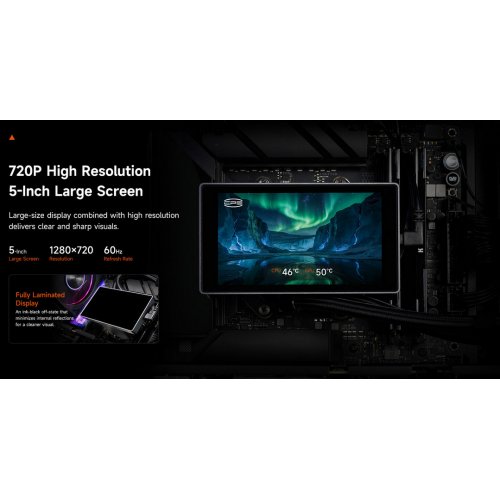 Готова СВО PCCooler DT360 Max ARGB Display Black купити в Україні: Київ, Львів, Хмельницький, Тернопіль, Івано-Франківськ | Перевірка сумісності, низька ціна, відгуки, характеристики від TELEMART фото