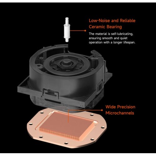 Готова СВО PCCooler DT360 Max ARGB Display Black купити в Україні: Київ, Львів, Хмельницький, Тернопіль, Івано-Франківськ | Перевірка сумісності, низька ціна, відгуки, характеристики від TELEMART фото