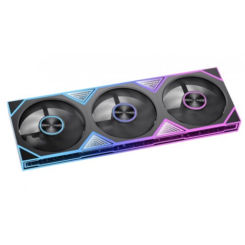 Кулер для корпуса PCCooler FC360R ARGB Black купить в Украине: Киев, Днепр, Харьков, Одесса  | Проверка совместимости, низкая цена, отзывы, характеристики от TELEMART фото