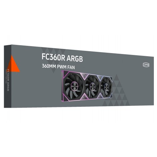 Кулер для корпуса PCCooler FC360R ARGB Black купить в Украине: Киев, Днепр, Харьков, Одесса  | Проверка совместимости, низкая цена, отзывы, характеристики от TELEMART фото