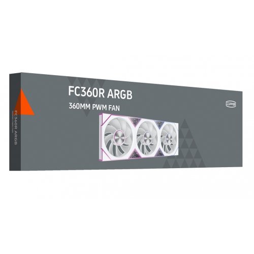 Кулер для корпуса PCCooler FC360R ARGB White купить в Украине: Киев, Днепр, Харьков, Одесса  | Проверка совместимости, низкая цена, отзывы, характеристики от TELEMART фото