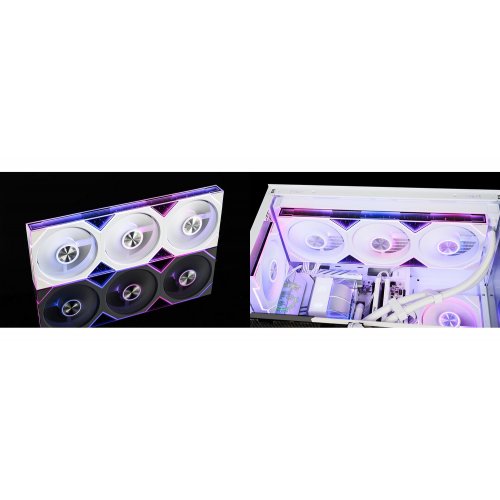 Кулер для корпуса PCCooler FC360R ARGB White купить в Украине: Киев, Днепр, Харьков, Одесса  | Проверка совместимости, низкая цена, отзывы, характеристики от TELEMART фото