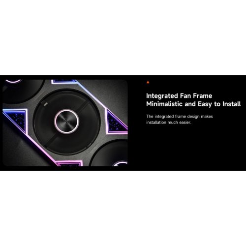 Кулер для корпуса PCCooler FC360 ARGB Black купить в Украине: Киев, Днепр, Харьков, Одесса  | Проверка совместимости, низкая цена, отзывы, характеристики от TELEMART фото