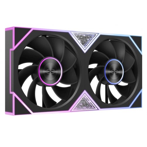 Кулер для корпуса PCCooler FC240R ARGB Black купить в Украине: Киев, Днепр, Харьков, Одесса  | Проверка совместимости, низкая цена, отзывы, характеристики от TELEMART фото