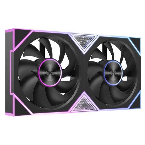 Кулер для корпуса PCCooler FC240 ARGB Black купить в Украине: Киев, Днепр, Харьков, Одесса  | Проверка совместимости, низкая цена, отзывы, характеристики от TELEMART фото