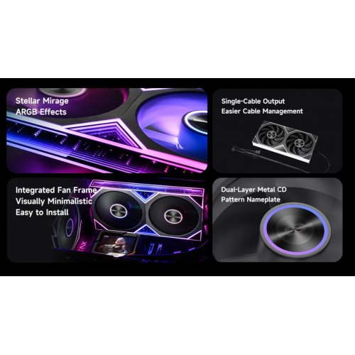 Кулер для корпуса PCCooler FC240 ARGB White купити в Україні: Київ, Львів, Хмельницький, Тернопіль, Івано-Франківськ | Перевірка сумісності, низька ціна, відгуки, характеристики від TELEMART фото