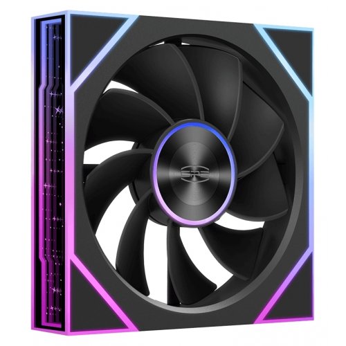 Кулер для корпуса PCCooler FC120R ARGB Black купить в Украине: Киев, Днепр, Харьков, Одесса  | Проверка совместимости, низкая цена, отзывы, характеристики от TELEMART фото