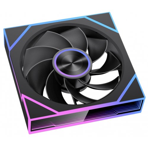 Кулер для корпуса PCCooler FC120R ARGB Black купить в Украине: Киев, Днепр, Харьков, Одесса  | Проверка совместимости, низкая цена, отзывы, характеристики от TELEMART фото