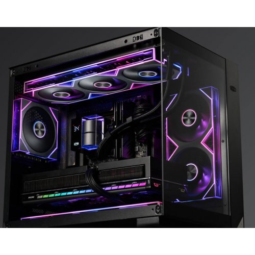 Кулер для корпуса PCCooler FC120R ARGB Black купить в Украине: Киев, Днепр, Харьков, Одесса  | Проверка совместимости, низкая цена, отзывы, характеристики от TELEMART фото