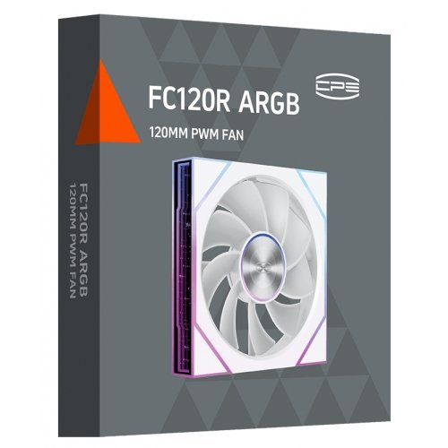 Кулер для корпуса PCCooler FC120R ARGB White купить в Украине: Киев, Днепр, Харьков, Одесса  | Проверка совместимости, низкая цена, отзывы, характеристики от TELEMART фото