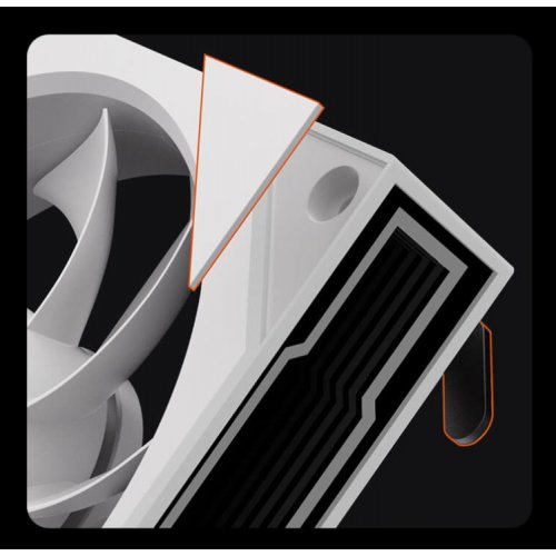 Кулер для корпуса PCCooler FC120R ARGB White купить в Украине: Киев, Днепр, Харьков, Одесса  | Проверка совместимости, низкая цена, отзывы, характеристики от TELEMART фото