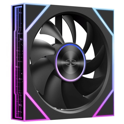 Кулер для корпуса PCCooler FC120 ARGB Black купить в Украине: Киев, Днепр, Харьков, Одесса  | Проверка совместимости, низкая цена, отзывы, характеристики от TELEMART фото