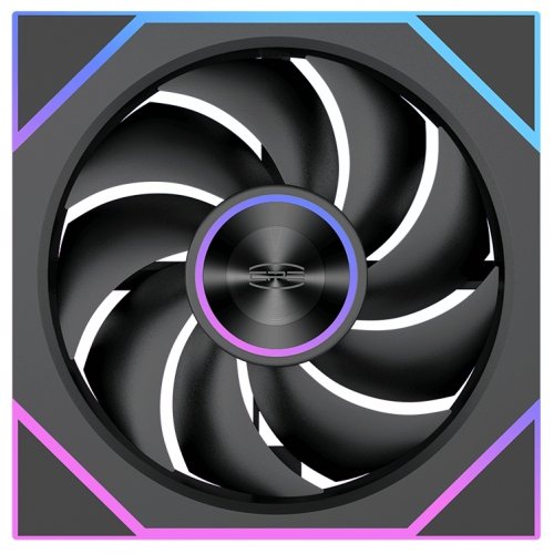 Кулер для корпуса PCCooler FC120 ARGB Black купить в Украине: Киев, Днепр, Харьков, Одесса  | Проверка совместимости, низкая цена, отзывы, характеристики от TELEMART фото