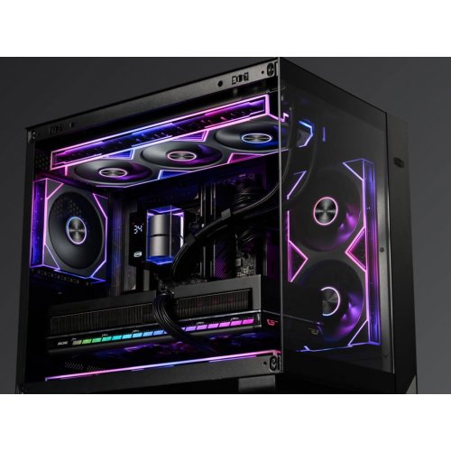 Кулер для корпуса PCCooler FC120 ARGB Black купить в Украине: Киев, Днепр, Харьков, Одесса  | Проверка совместимости, низкая цена, отзывы, характеристики от TELEMART фото