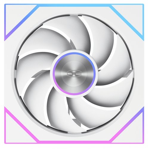 Кулер для корпуса PCCooler FC120 ARGB White купить в Украине: Киев, Днепр, Харьков, Одесса  | Проверка совместимости, низкая цена, отзывы, характеристики от TELEMART фото